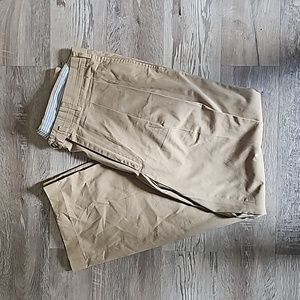 Faconnable 5 Pocket Khacki Linen Cotton Suit Pant Trousers Size 38